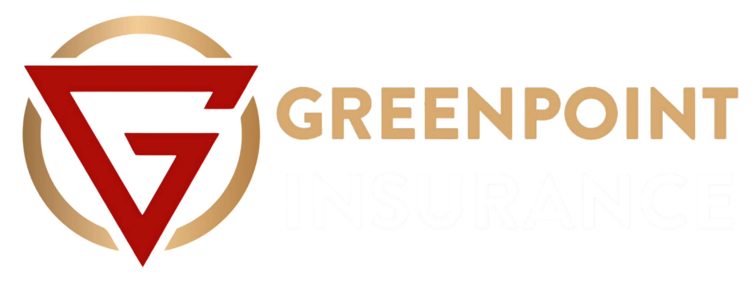 GREENPOINT INSURANCE LOGO - NO BACKGROUND WHITE FONT - CROPPED